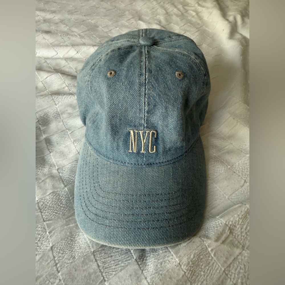 Source Unknown Blue Denim Cap